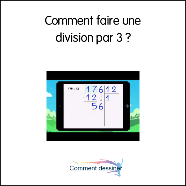 Comment faire une division par 3